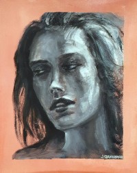 J. Qazilbash, 16 x 20 Inch,  Acrylic on Canvas, Figurative Painting, AC-JQBH-007
